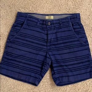 Blue khaki shorts